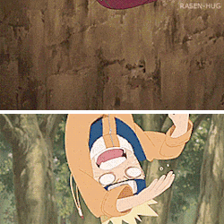 画面总是惊人的相似呢，火影制作组没有偷懒吧！[思考]