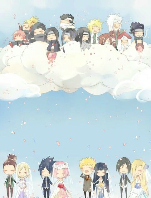 火影#同人#，好美的CP图，天天好虐[痛哭]