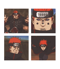 佩恩六道，酷[写轮眼][嘻嘻]