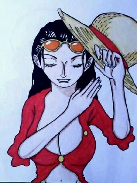 网友手绘，#草帽一伙#换上路飞装，好有情调呀[害羞]
你最喜欢哪一个的换装？原帖：http://tieba.baidu.com/p/4081694518