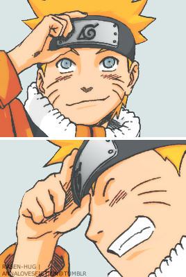 #话语# ＂鸣人，你过来一下，有东西要给你......恭喜你，你毕业了。＂还记得那时的伊鲁卡森森吗？