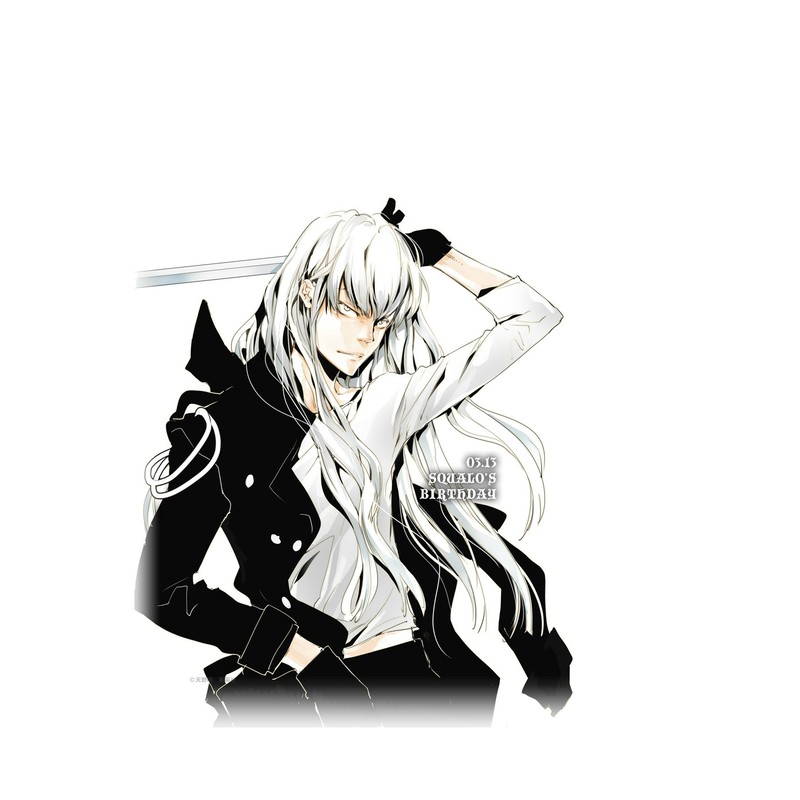 天野明为《#家庭教师#》中的S娘斯贝尔比·斯库瓦罗绘制的官方生日壁纸。祝3月13日生日快乐！！[嘻嘻]