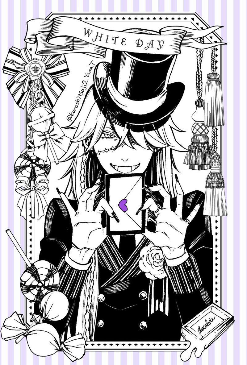 #黑执事#2016年白色情人节官方贺图[花心]
剧场版动画《豪华客船篇》2017年初春上映！[可怜]