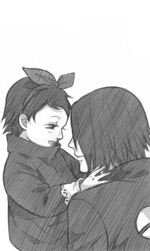 手绘#佐助#美图，暖暖的[写轮眼]