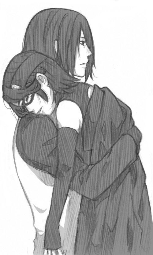 手绘#佐助#美图，暖暖的[写轮眼]