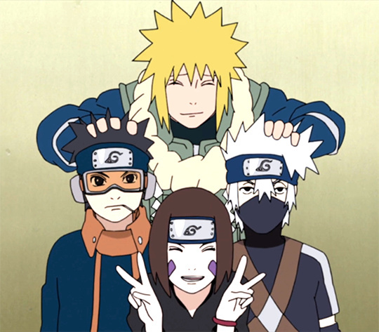 木叶小队合照，好温馨[可怜]