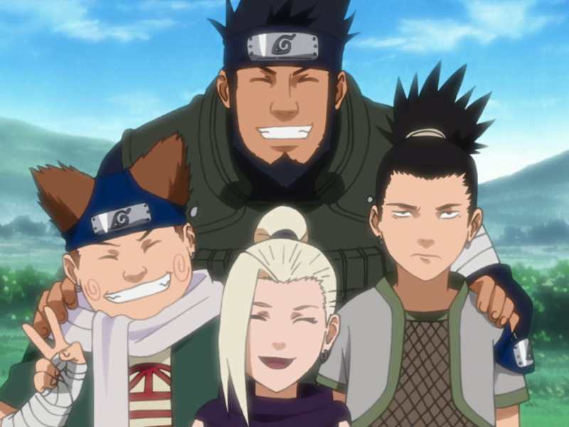 木叶小队合照，好温馨[可怜]