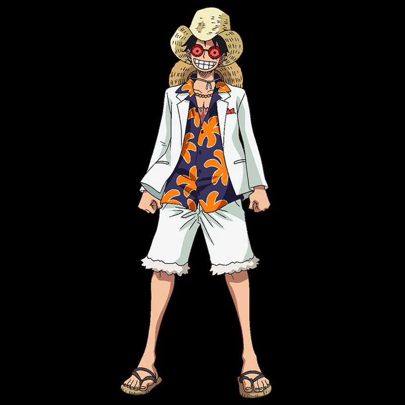 海贼最新剧场版#GOLD#人设官图第二弹，夜礼服版[嘻嘻]