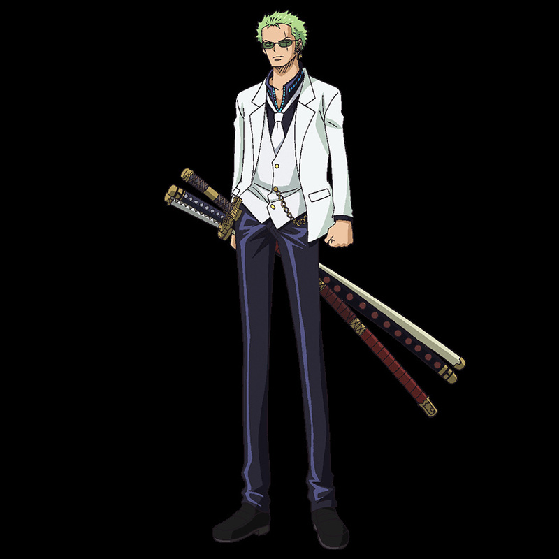 海贼最新剧场版#GOLD#人设官图第二弹，夜礼服版[嘻嘻]