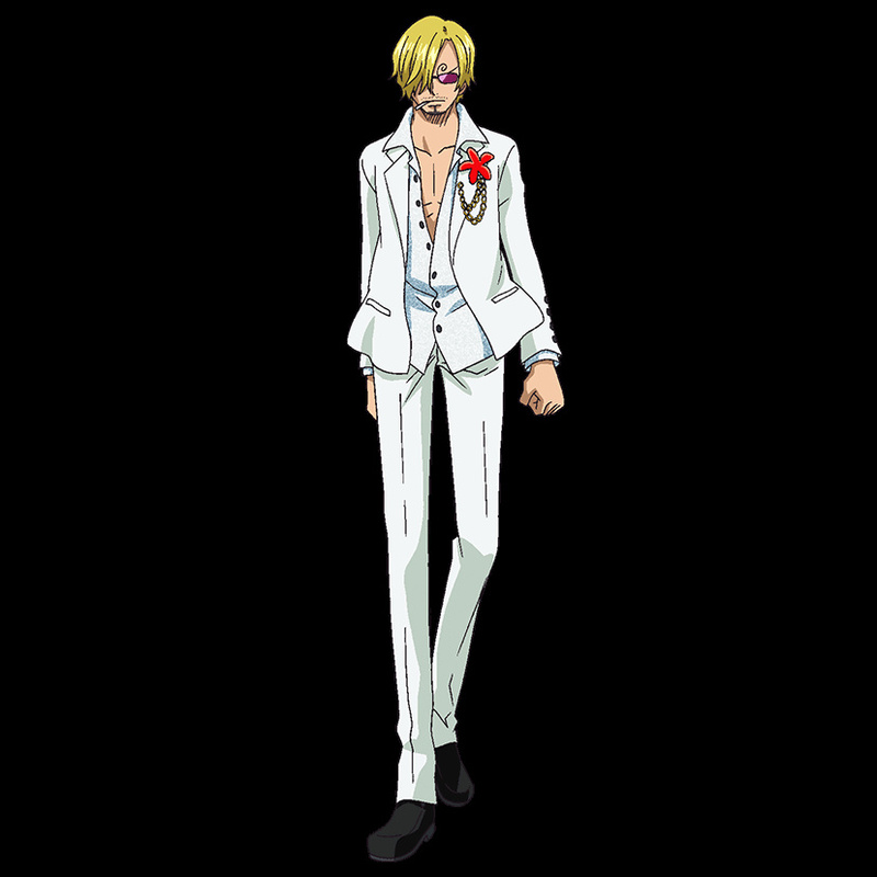 海贼最新剧场版#GOLD#人设官图第二弹，夜礼服版[嘻嘻]