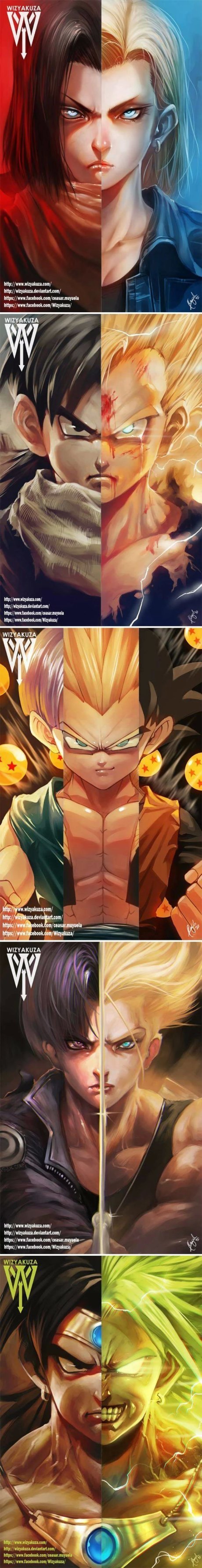 Wizyakuza的作品，半颜艺术画，好赞٩(๑^o^๑)۶[嘻嘻]