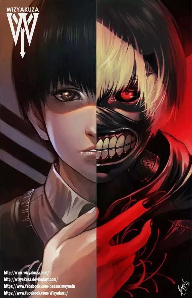 Wizyakuza的作品，半颜艺术画，好赞٩(๑^o^๑)۶[嘻嘻]