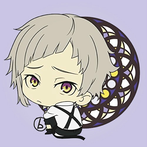 #文豪野犬#萌萌哒头像，
朕很不开心，谁来抱抱朕(,,• ₃ •,,)