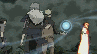 飞雷神加螺旋丸，最帅组合技！！[嘻嘻]