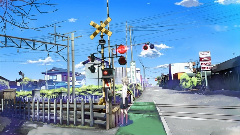 二次元的街道，总是静静的。[嘻嘻]#二次元三次元#