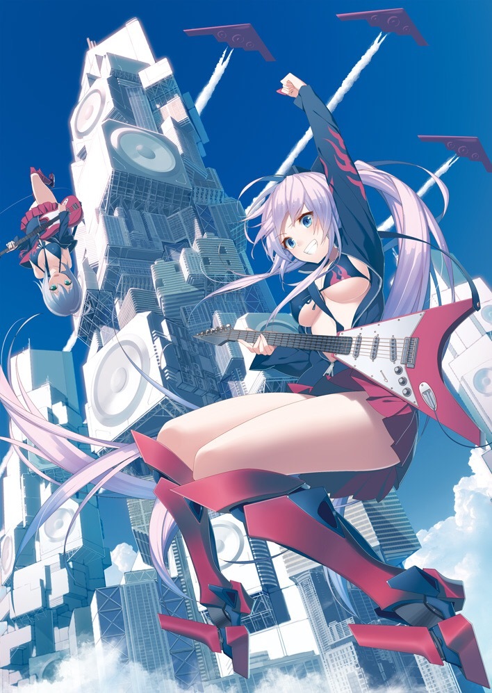 插画师泉彩三日目的场景系列插画作品，超时代萝莉的视觉感，好美。[嘻嘻]