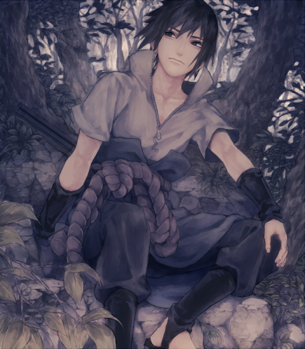 画师CONNNITIHA的火影系列插画作品，很有感觉[嘻嘻]