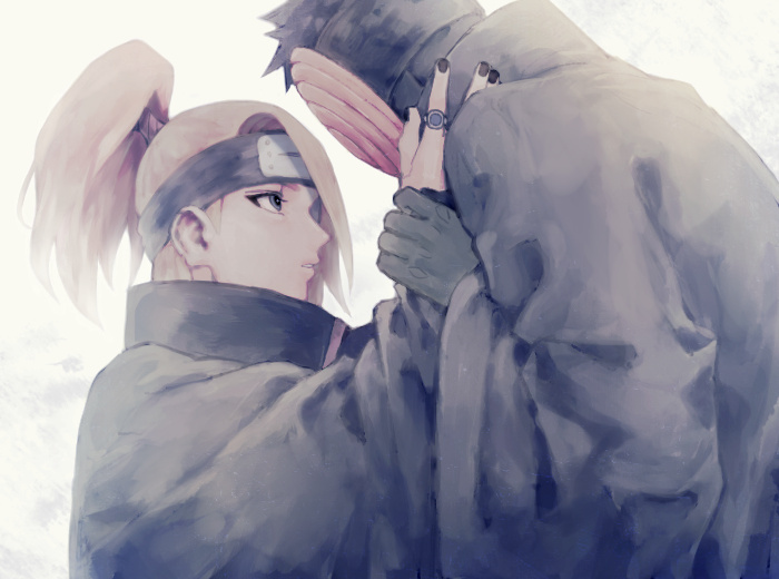 画师CONNNITIHA的火影系列插画作品，很有感觉[嘻嘻]