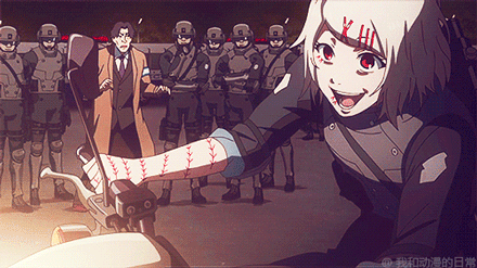 东京食尸鬼
你呐喊着在人海中浴火怒放
盔甲之下谁懂得你柔软心肠
祝铃屋什造6月8日生日快乐！