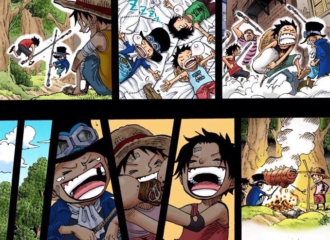  茅檐低小， 
溪上青青草。 
醉里吴音相媚好， 
白发谁家翁媪。 
大儿锄豆溪东， 
中儿正织鸡笼。 
最喜小儿无赖， 
溪头卧剥莲蓬。
回忆那些美好[悲伤]