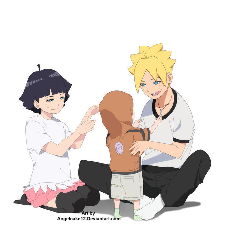 画师angelcake12的火影系列插画作品，画风里满满的爱。[嘻嘻]