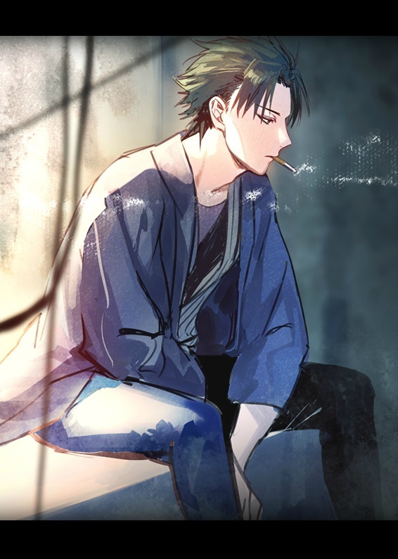 日本画师138的银魂系列插画作品，银他妈真的美如画！[嘻嘻]