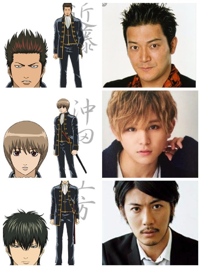 日推上的网友总结的比较合适的银魂真人版演员，有点意思[思考]