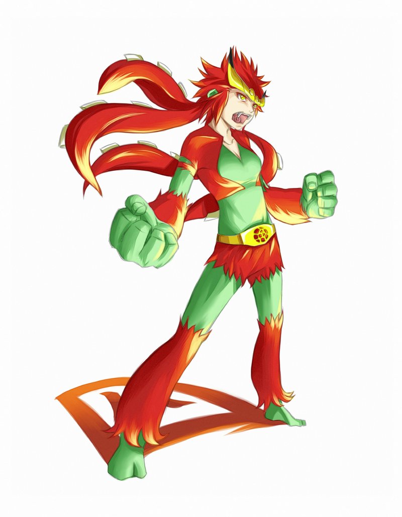 尾兽拟人化，很有创意，一万个赞[嘻嘻]