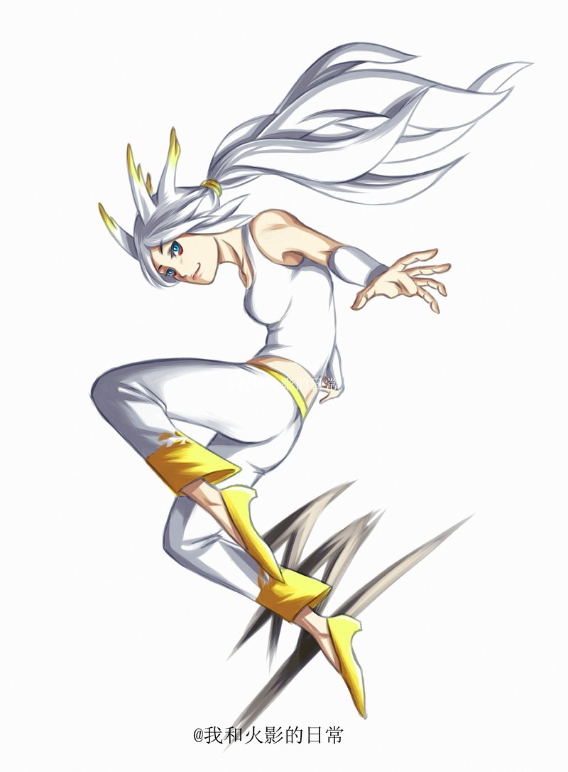 尾兽拟人化，很有创意，一万个赞[嘻嘻]