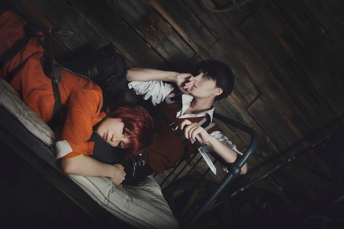 俄罗斯大神一组兵长cos照，这颜值要逆天啊，帅炸呀！！[花心]