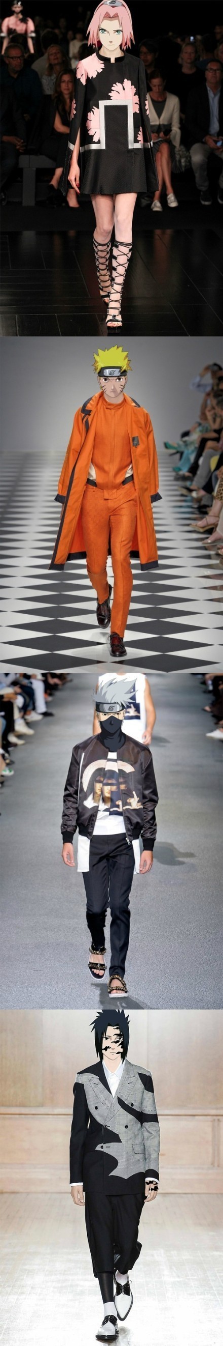 重温火影忍者T台秀，还是毫无违和感。[笑cry][挖鼻屎]