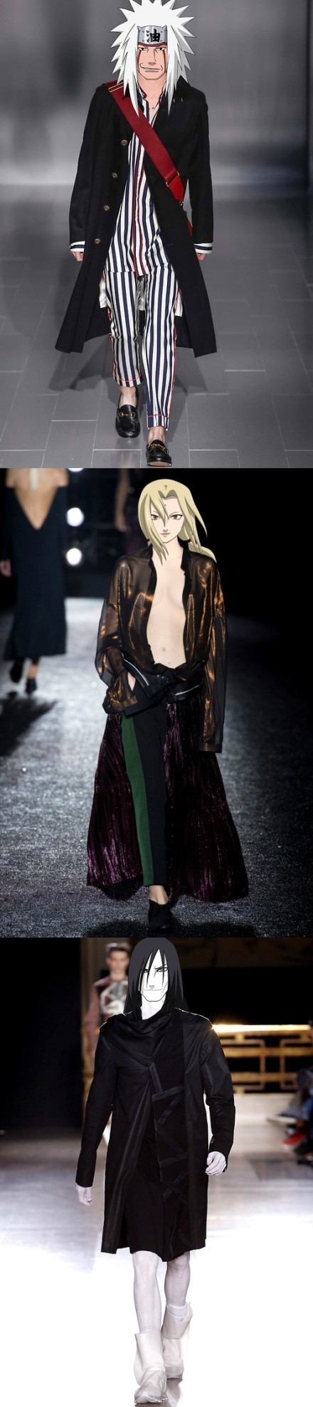 重温火影忍者T台秀，还是毫无违和感。[笑cry][挖鼻屎]