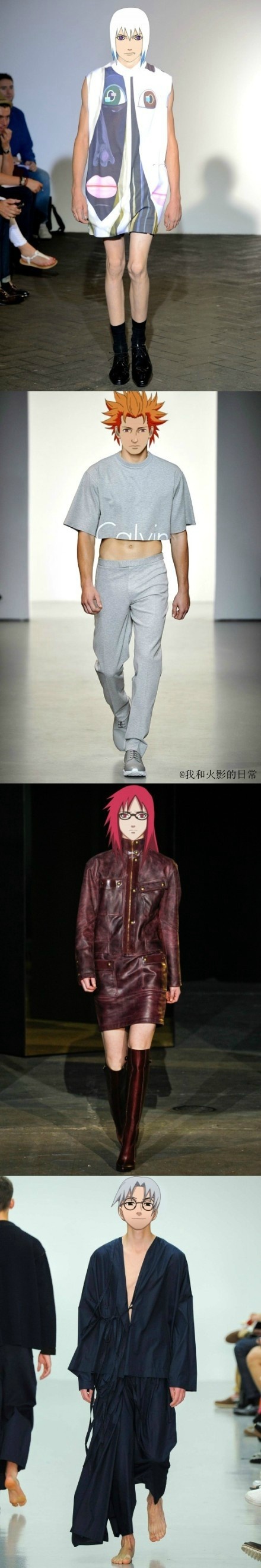 重温火影忍者T台秀，还是毫无违和感。[笑cry][挖鼻屎]