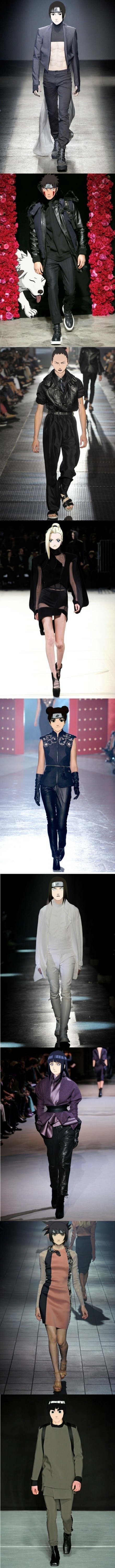 重温火影忍者T台秀，还是毫无违和感。[笑cry][挖鼻屎]