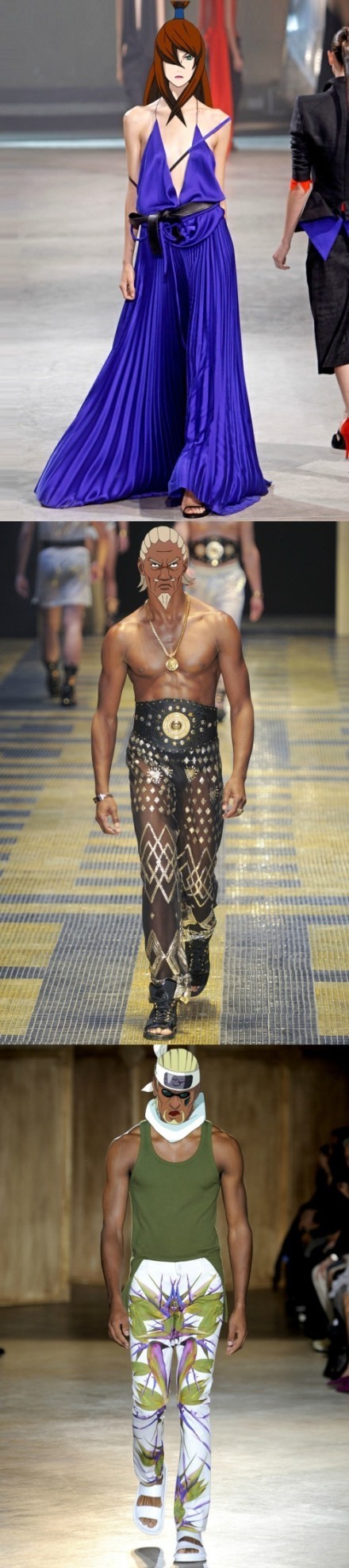 重温火影忍者T台秀，还是毫无违和感。[笑cry][挖鼻屎]