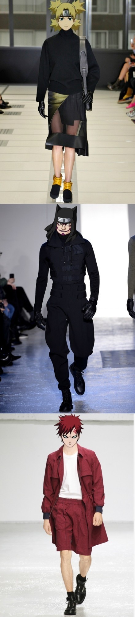 重温火影忍者T台秀，还是毫无违和感。[笑cry][挖鼻屎]