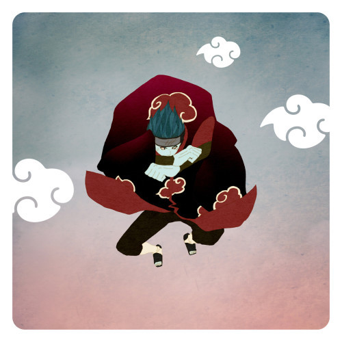 火影晓组织套图，不一样的画风，不一样的晓[嘻嘻]