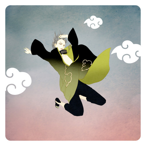 火影晓组织套图，不一样的画风，不一样的晓[嘻嘻]