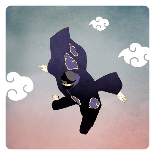 火影晓组织套图，不一样的画风，不一样的晓[嘻嘻]