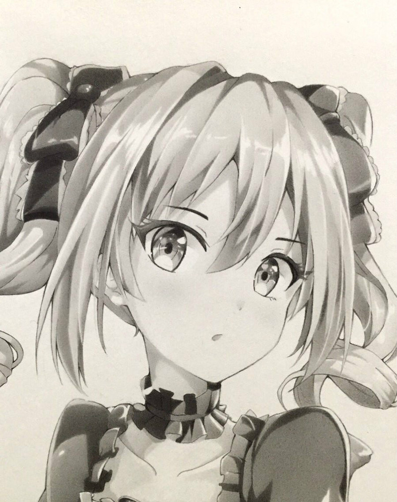 ame_dama47的铅笔画，画风好赞[嘻嘻]