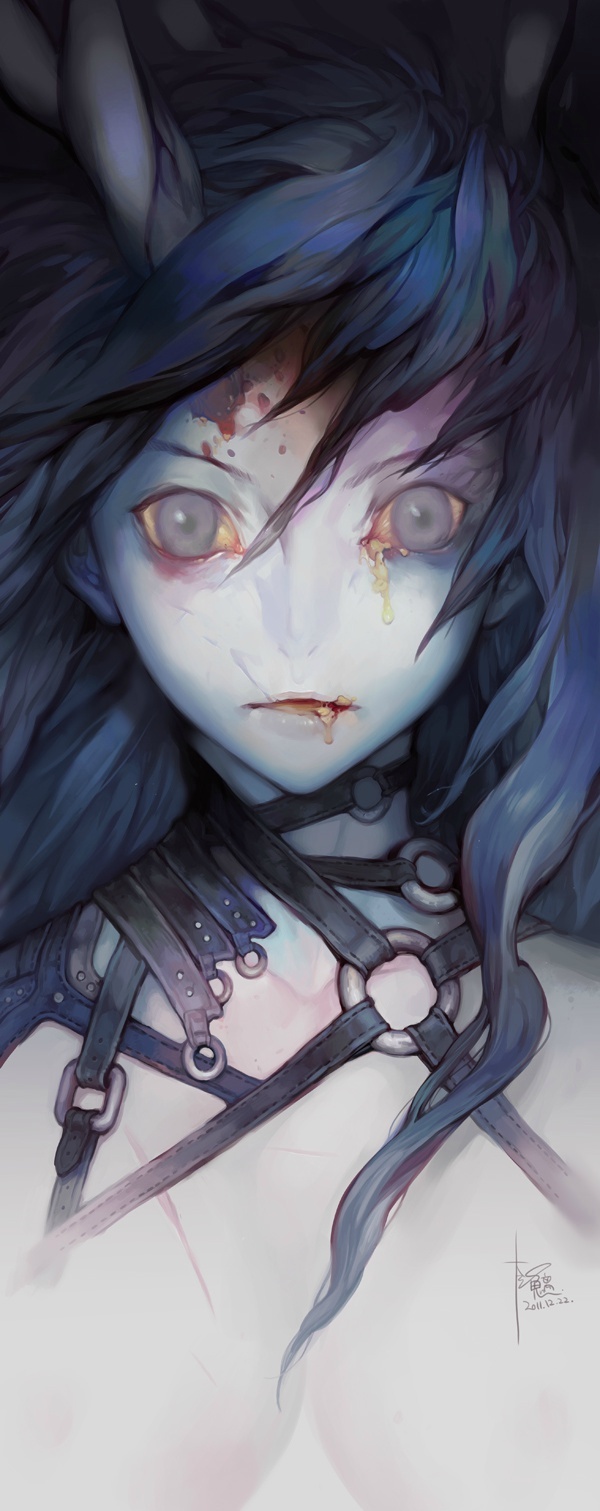 插画师Yilee的人物插画作品，色彩艳丽，棒棒哒[嘻嘻]