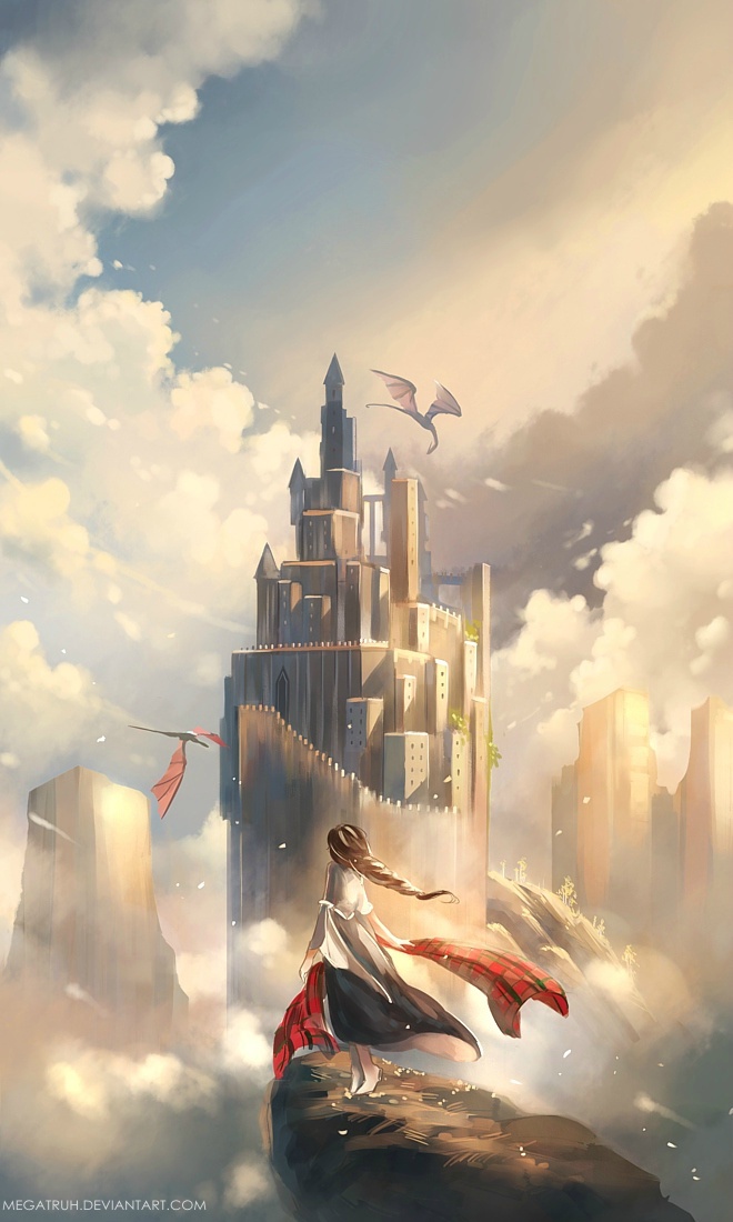 印尼插画师的场景系列插画，画风好美，赞一个。[嘻嘻]