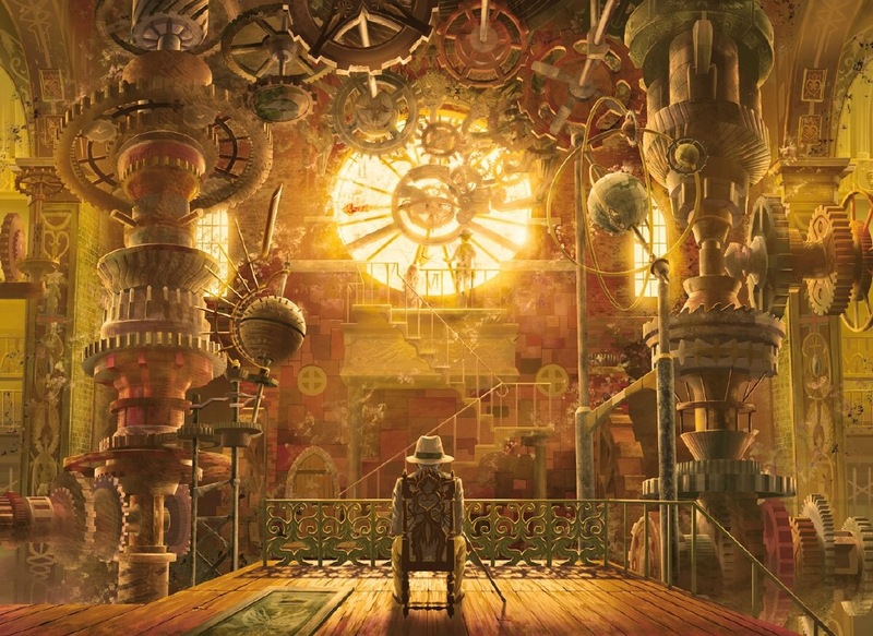 画师kaitan笔下的插画作品，梦幻的世界，每一幅画都藏着一个故事，好美。[嘻嘻]