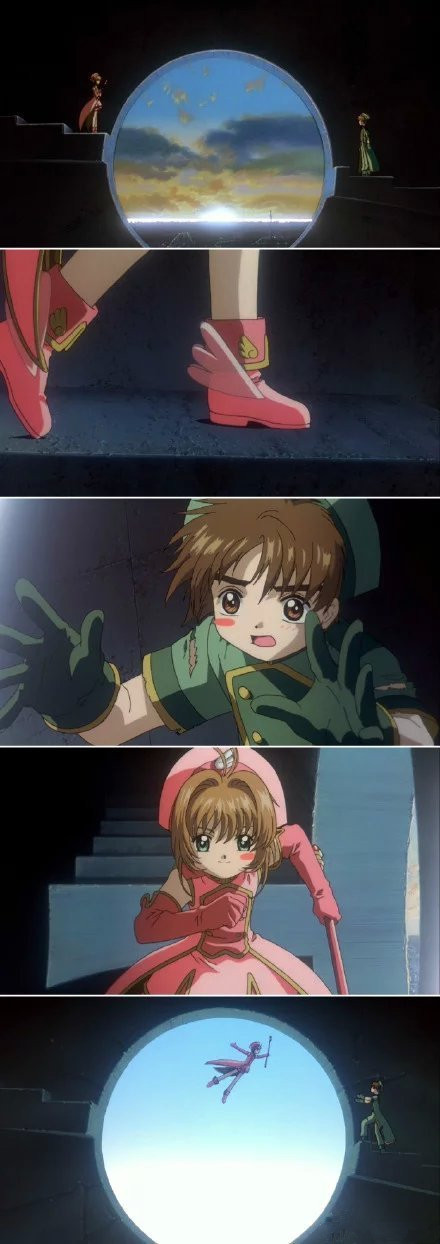 李小狼和小樱的爱情真是童年动漫里情商最高感情线最细腻的一对cp。[嘻嘻]