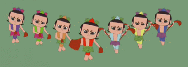 奶奶带大的葫芦娃！哈哈哈哈，好魔性，我也就看了五十遍而已[哈哈]