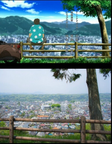 《未闻花名》日本圣地巡礼，#二次元三次元#交汇的地方！