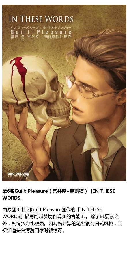 由日本书店店员投票选出读者年龄段在20-40岁左右，10部销量最好的BL漫画，都是精品推荐。#补番#