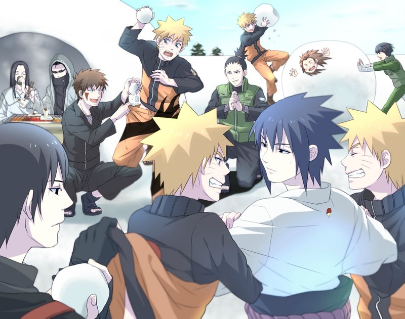 木叶的那年夏天，那时候大家都还是那么开心，对未来充满了期待[嘻嘻]