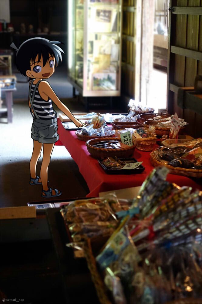 画师ねむい 绘制的“带着柯南去旅行”系列。
好想和他做一些不可描述的事情，但是又害怕会有生命危险[笑cry]