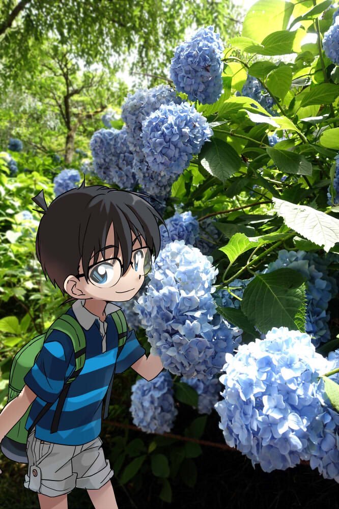 画师ねむい 绘制的“带着柯南去旅行”系列。
好想和他做一些不可描述的事情，但是又害怕会有生命危险[笑cry]